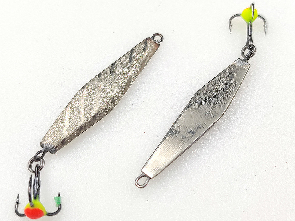 Фотография Блесна зимняя ЕльчикT 35 серебро-серебро