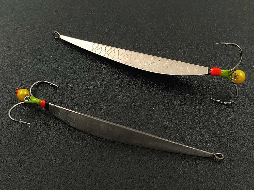 Фотография Блесна зимняя Маралистик90 VV 60мм впай мельхиор