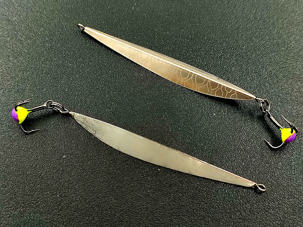 Фотография Блесна зимняя Маралистик90 VV 55мм подвес мельхиор