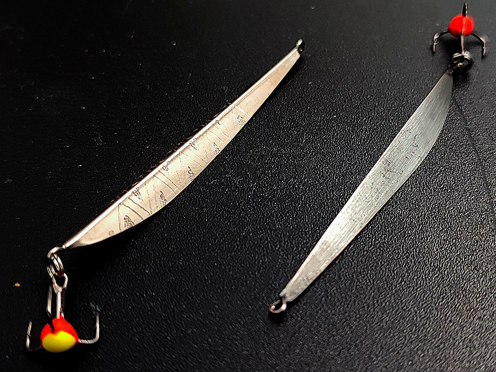 Фотография Блесна зимняя Маралистик90 VV 50мм 3,9г подвес мельхиор