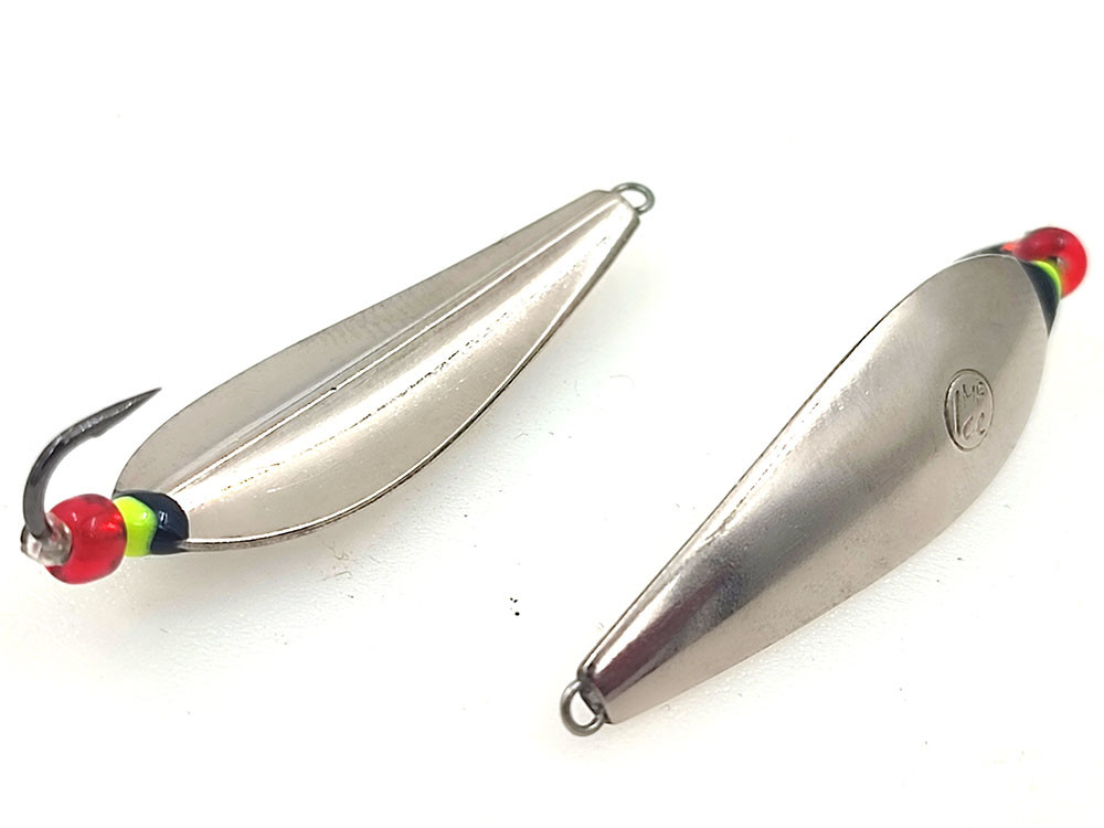 Фотография Блесна зимняя MF Ice Сафоша впай 36мм 3,2г серебро-серебро