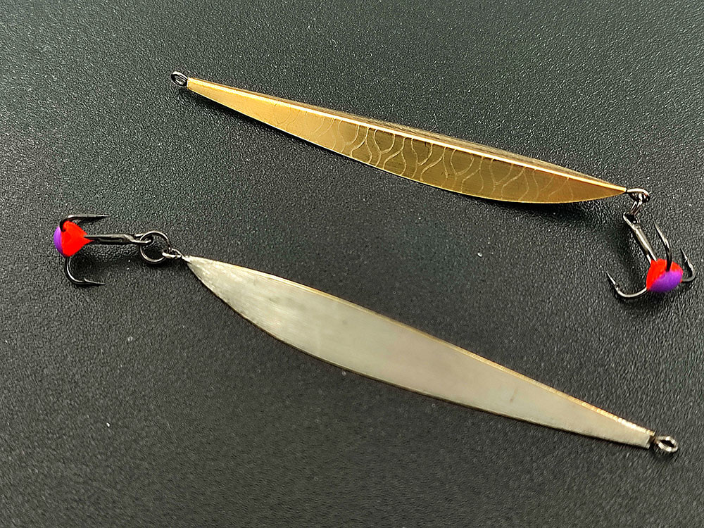 Фотография Зимняя блесна Маралистик90 VV 70мм подвес латунь