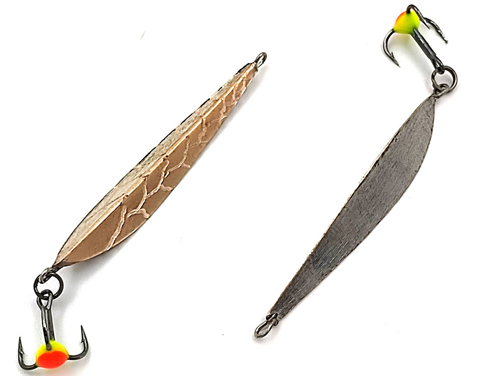 Фотография Зимняя блесна Маралистик90 Т 45 серебро-бериль