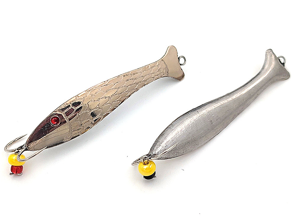 Фотография Зимняя блесна Вологодская нейзильбер 50мм впай