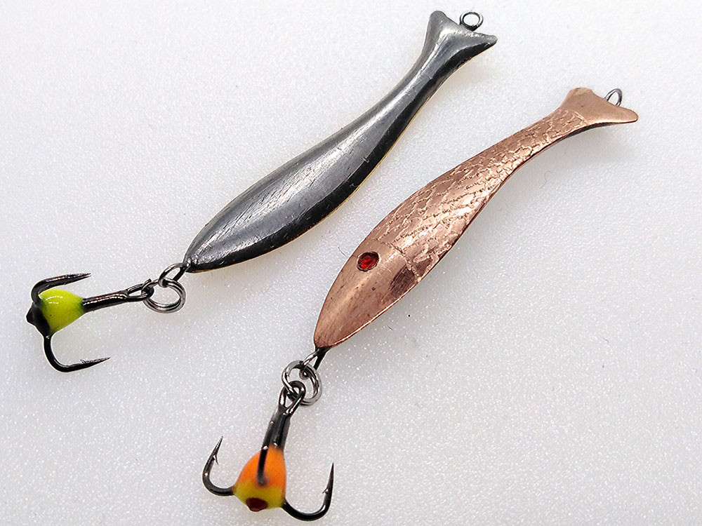 Фотография Зимняя блесна Вологодская медь 55мм подвес