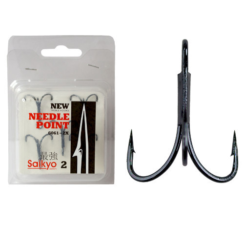 Фотография Крючки Saikyo тройн.6061-2X-NP BN №02 (5шт)
