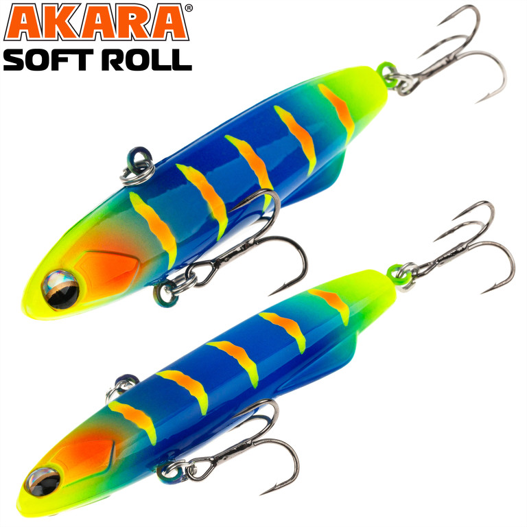 Фотография Воблер Akara раттлин Soft Roll SR80-A284