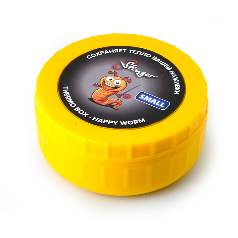 Фотография Термокоробка Stinger Happy Worm, 75мм, желтая