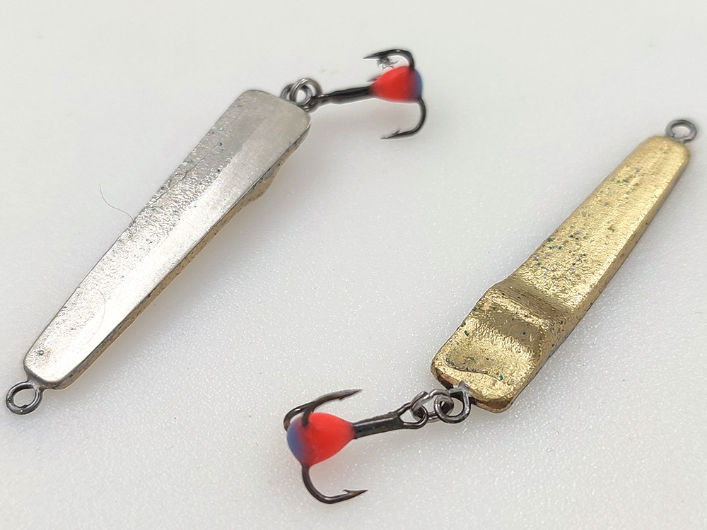 Фотография Блесна зимняя "CC 36" подвес мельх-латунь