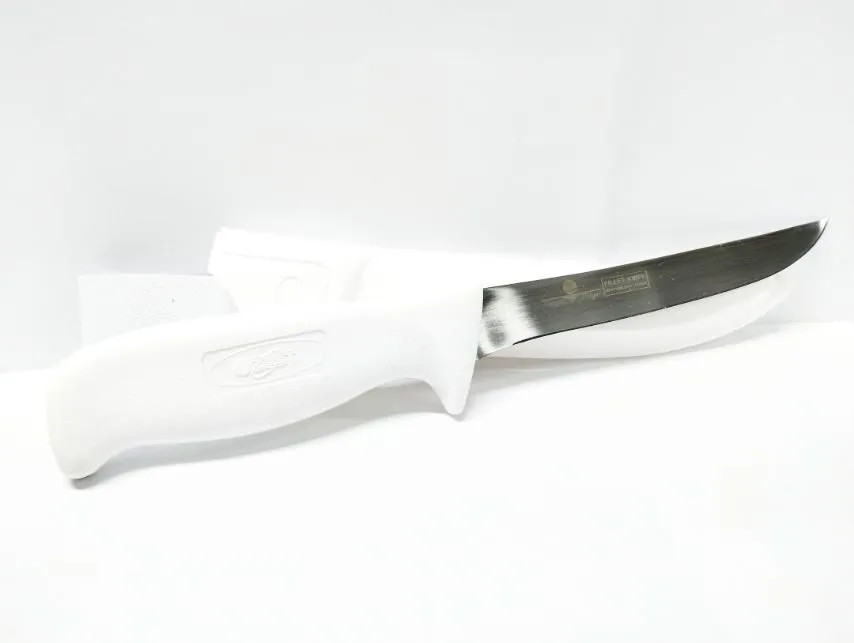 Фотография Нож фил. Zest W-320 15 см. белая рукоять широкое лезвие