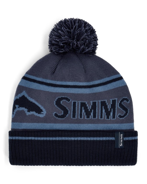 Фотография Шапка Simms Tip-Up Pom Beanie, Huckleberry