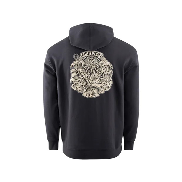 Фотография Толстовка Grundens Aegir FZ Hoodie, Black, M