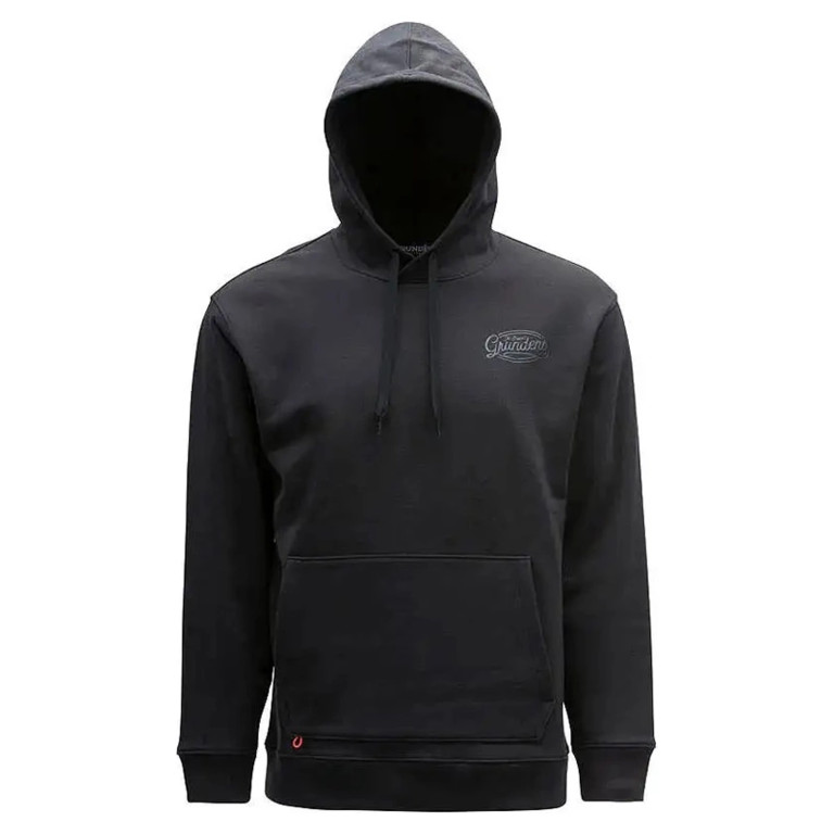 Фотография Толстовка Grundens Displacement DWR Hoodie, Solid Black, M
