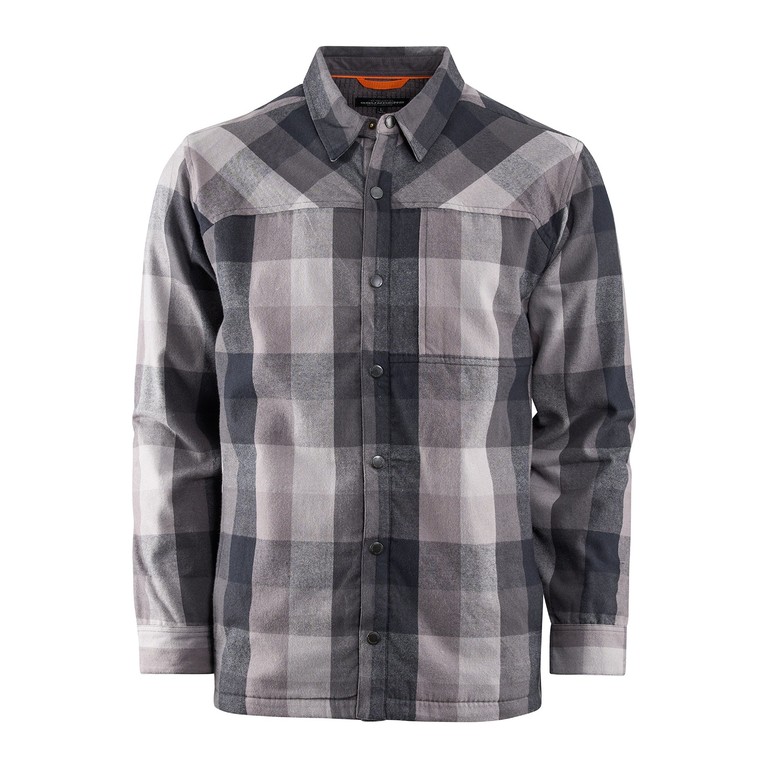 Фотография Рубашка Grundens Bankside Lined Shacket, Anchor Plaid, L