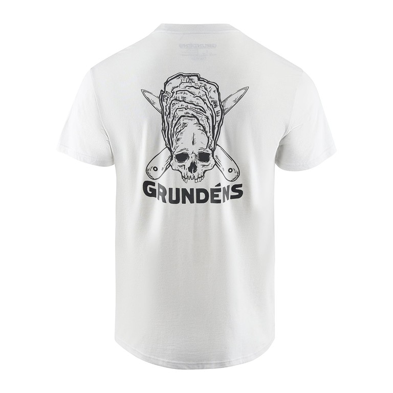Фотография Футболка Grundens Zero Shucks SS T-Shirt, Oyster, M