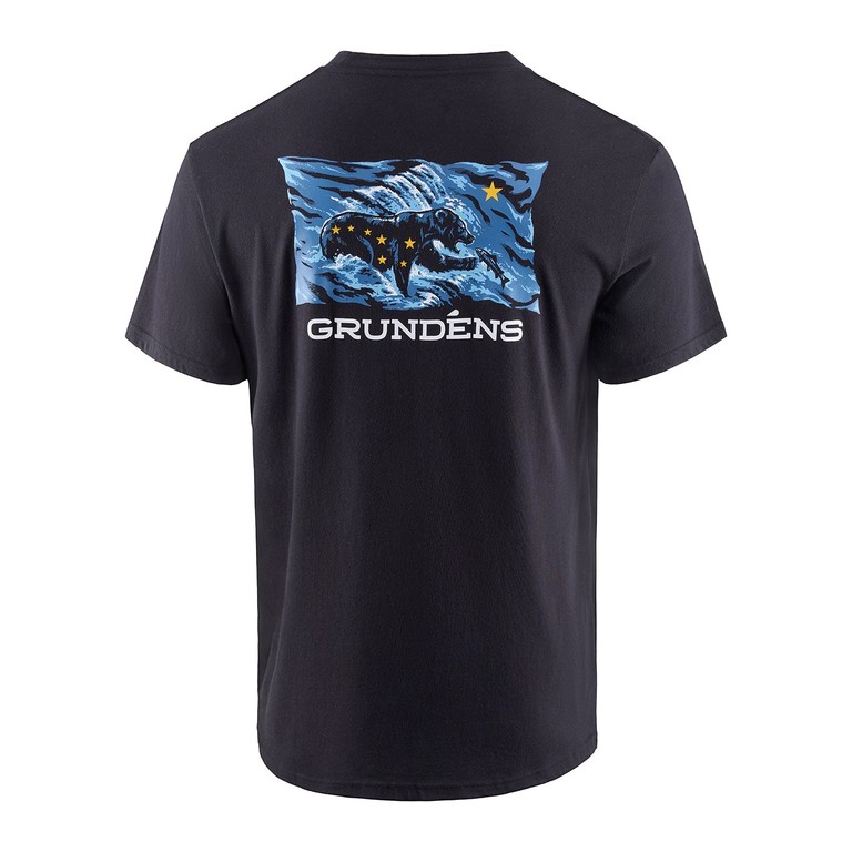 Фотография Футболка Grundens Ursa Major SS T-Shirt, Black, M