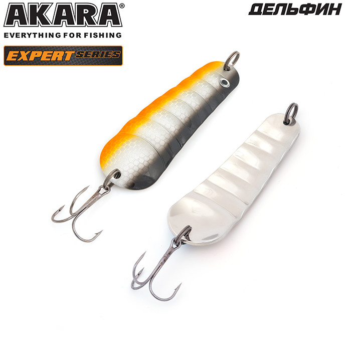 Фотография Блесна колеблющаяся Akara Expert Дельфин BL-DF55-12-2/SIL