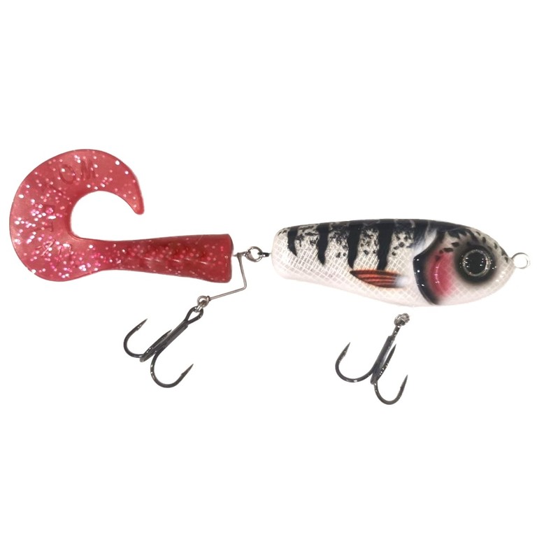 Фотография Воблер Джеркбейт Strike Pro Wolf Tail Jr. Sinking Silv Ko EG-175#C778F