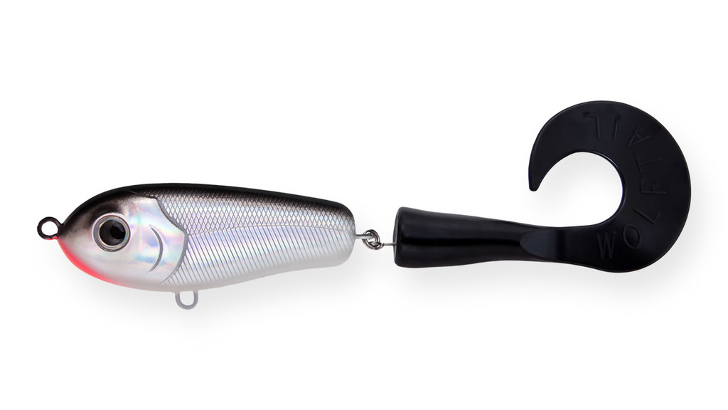 Фотография Воблер Джеркбейт Strike Pro Wolf Tail Jr. Sinking, EG-175#A010-EP