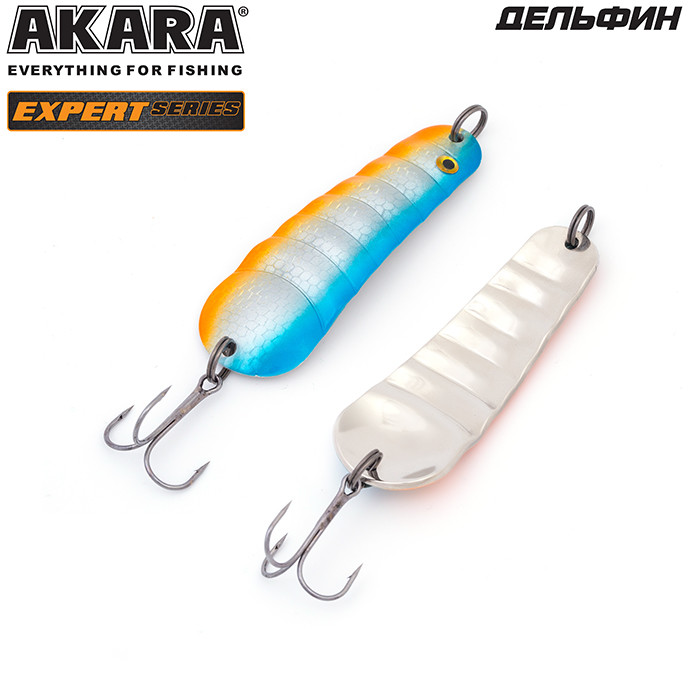 Фотография Блесна колеблющаяся Akara Expert Дельфин BL-DF55-12-1/SIL