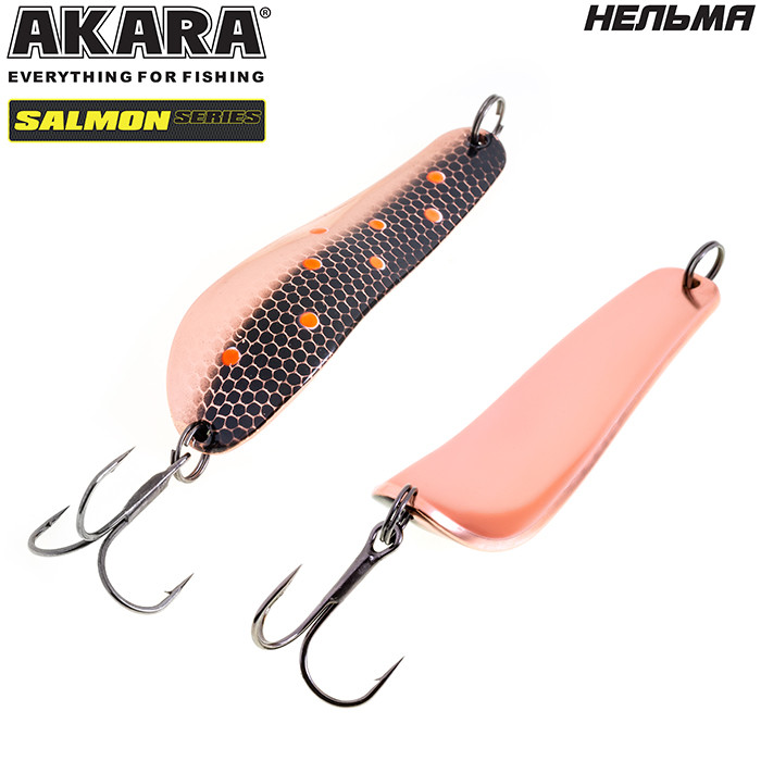 Фотография Блесна колебалка Akara Salmon Нельма BL-NL83-30-11-CU
