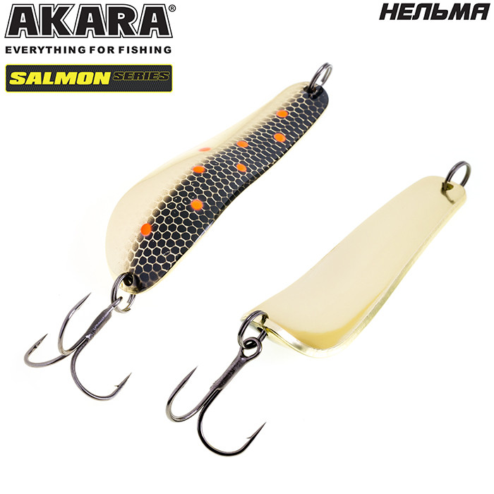 Фотография Блесна колебалка Akara Salmon Нельма BL-NL83-30-11-GO