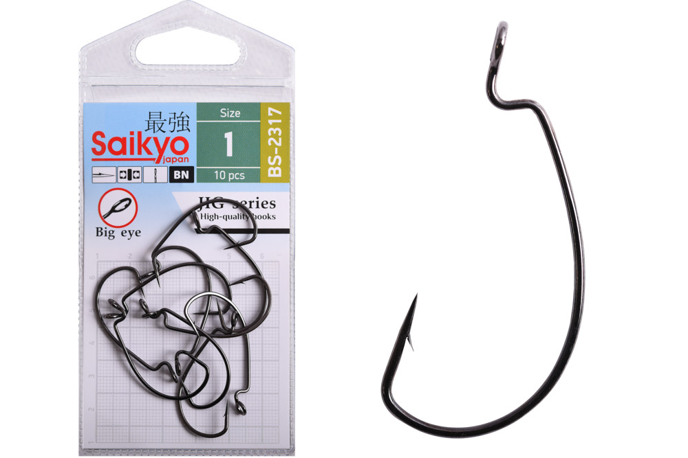 Фотография Крючки Saikyo BS-2317 BN № 1 (10 шт)