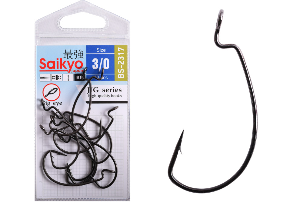 Фотография Крючки Saikyo BS-2317 BN № 3/0 (10 шт)