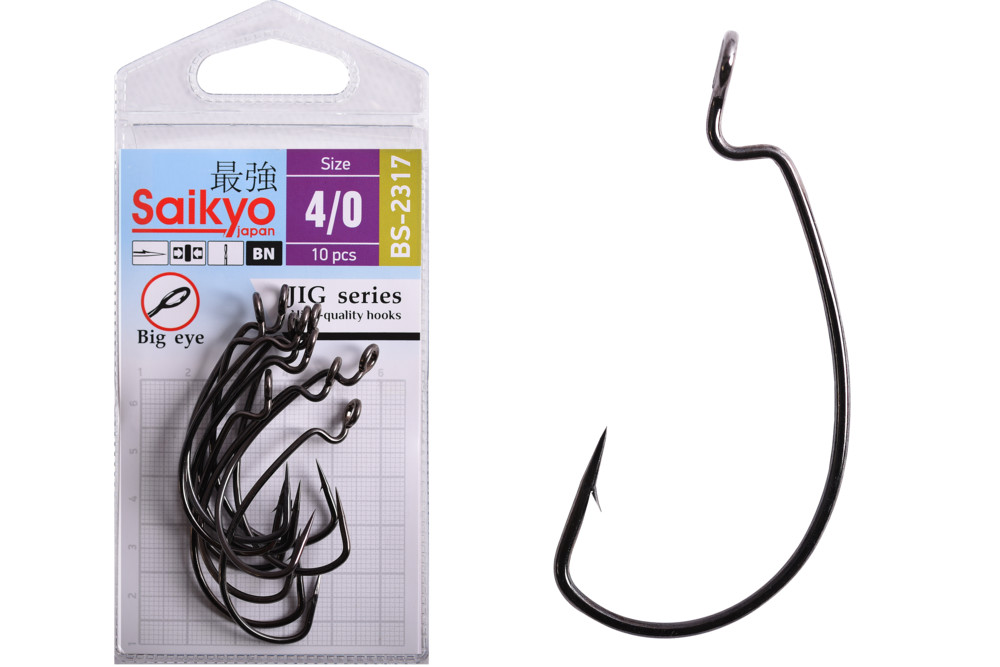 Фотография Крючки Saikyo BS-2317 BN № 4/0 (10 шт)