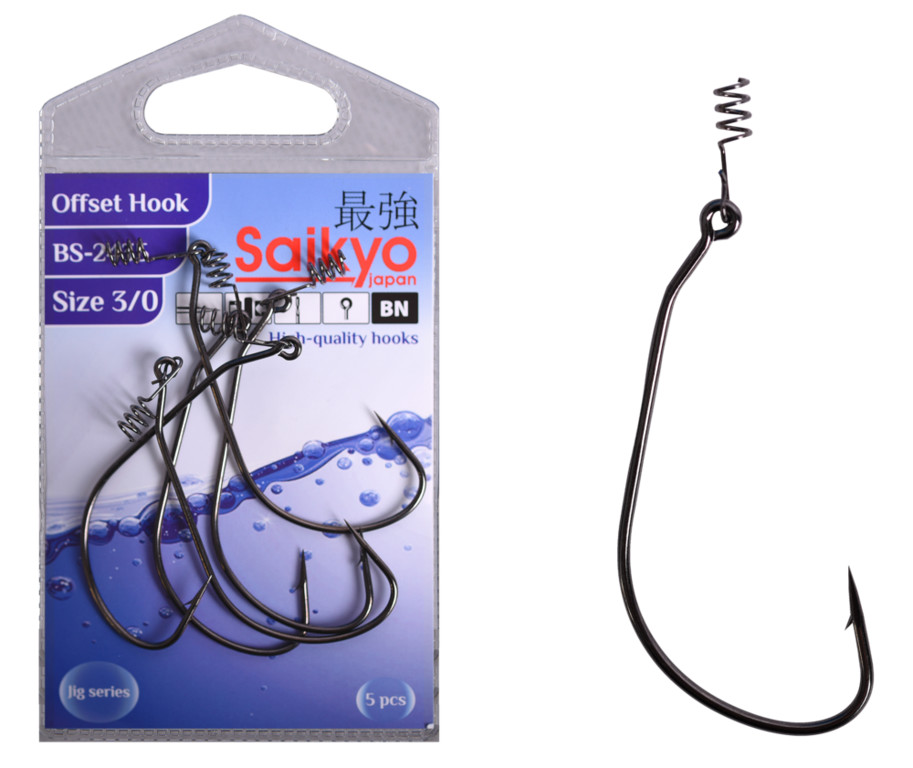 Фотография Крючки Saikyo BS-2435 BN №3/0 (5шт)