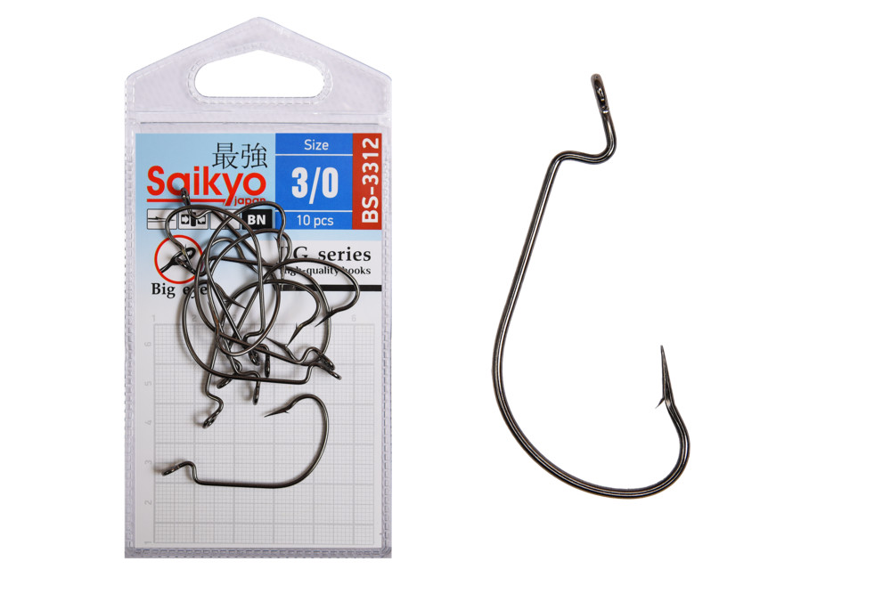 Фотография Крючки Saikyo BS-3312 BN №3/0 (10 шт)