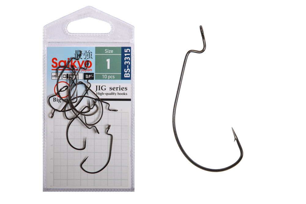 Фотография Крючки Saikyo BS-3315 BN № 1 (10 шт)