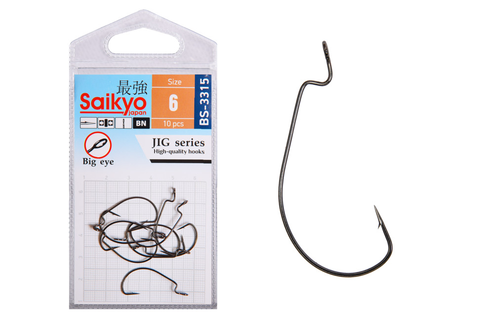 Фотография Крючки Saikyo BS-3315 BN № 6 (10 шт)