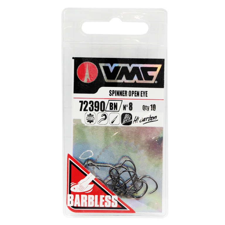 Фотография Крючок с открытым ушком VMC 7239O BN (черн. никель) №08 (10шт)