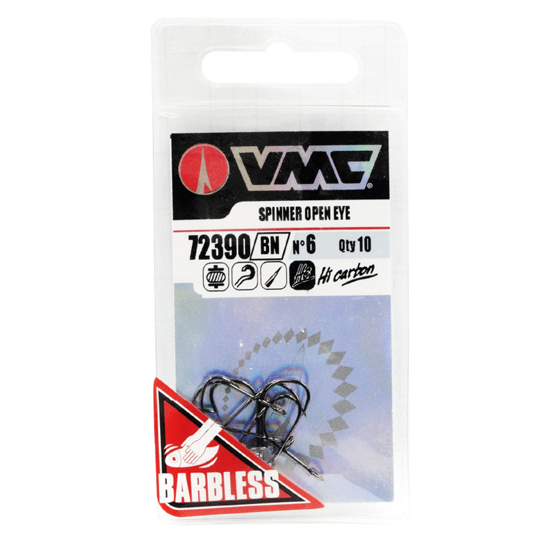 Фотография Крючок с открытым ушком VMC 7239O BN (черн. никель) №06 (10шт)