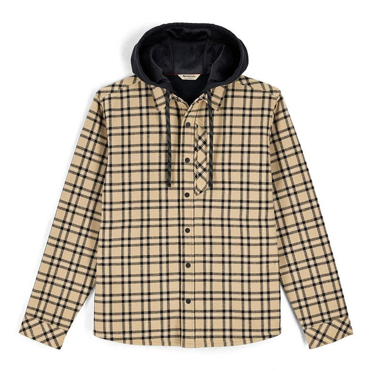 Фотография Рубашка Simms ColdWeather Hooded Shacket, Wakemup Plaid: Cork, L