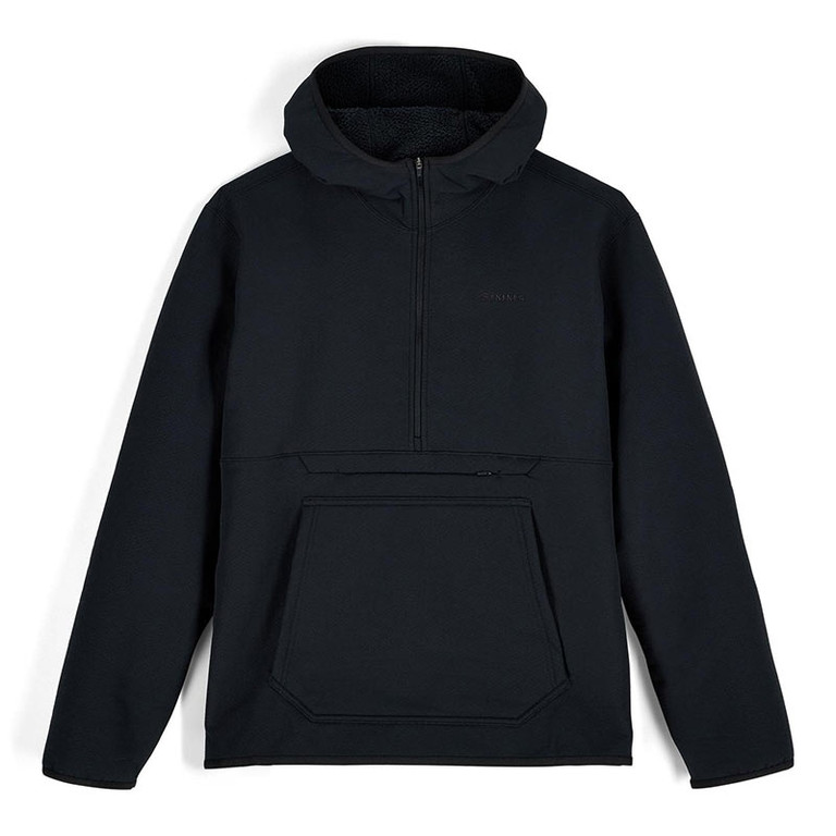 Фотография Толстовка Simms Strata 330 Half-Zip Hoody, Black, XL