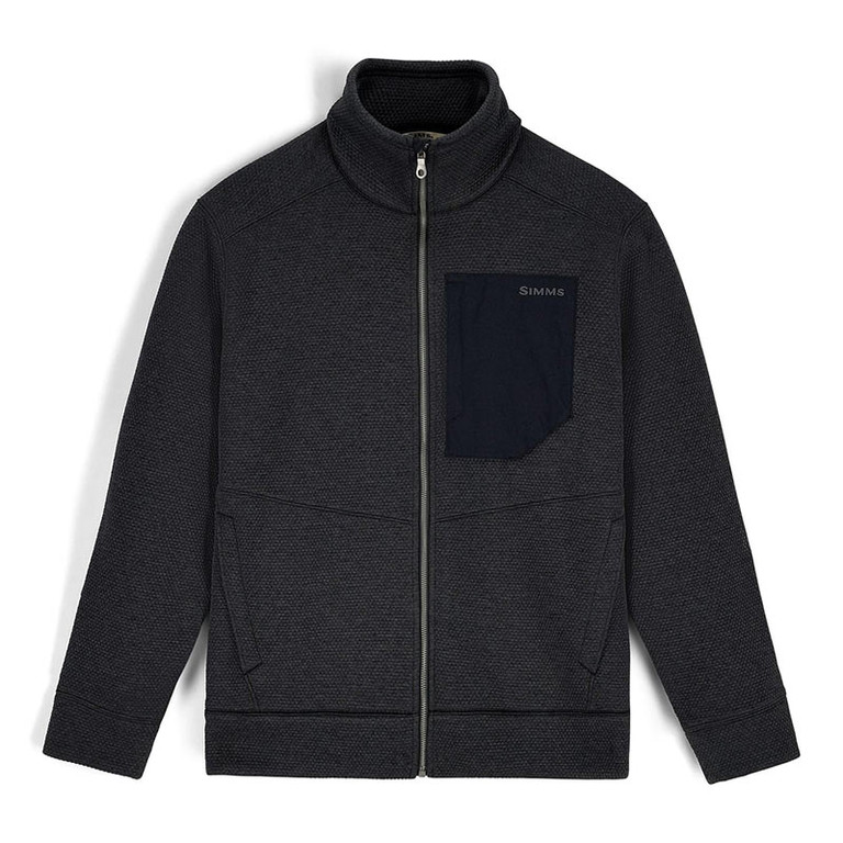 Фотография Толстовка Simms Harbor Fleece, Black Heather, S