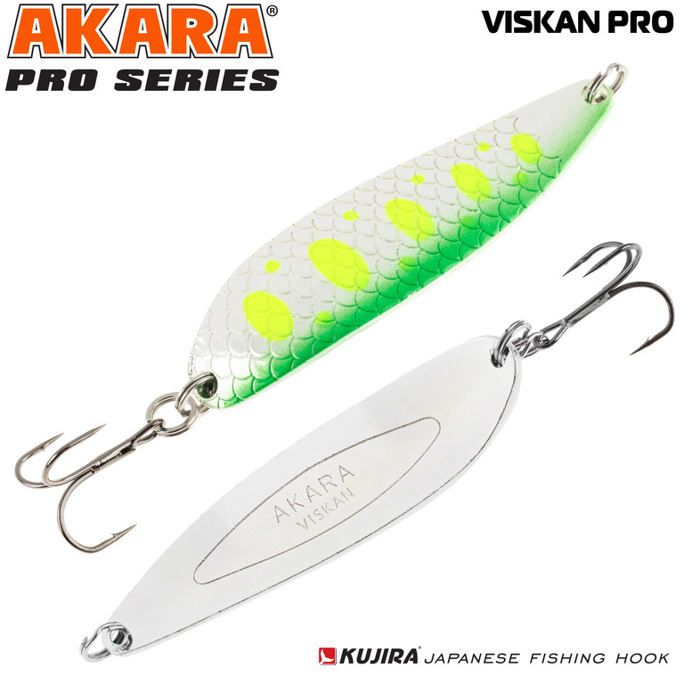 Фотография Блесна колеблющаяся Akara Pro Series Viskan PRO AVP-80-32-98
