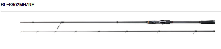 Фотография Спиннинг Bay Liner RF BL-S802MH/RF 2ч ~35,0гр Mod.Fast 30t+40t Graphit