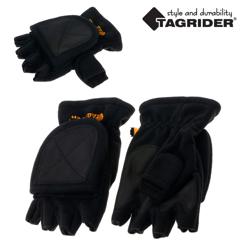 Фотография Рукавицы-перчатки Tagrider Northman беспалые флис черн MIT-TAG-NTHM-XL