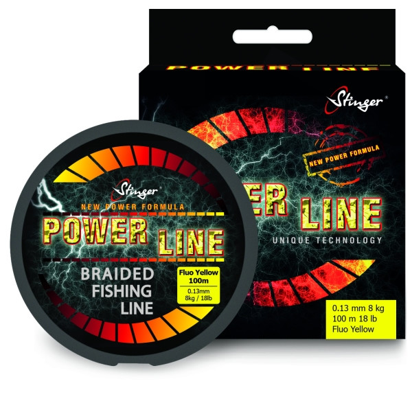 Фотография Шнур Stinger PowerLine 100m Fl.Yellow 0,20
