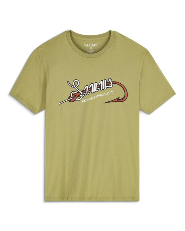 Фотография Футболка Simms Hook & Loop T-Shirt, Tent Green, S