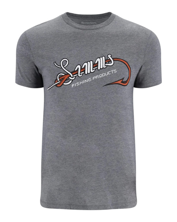 Фотография Футболка Simms Hook & Loop T-Shirt, Athletic Heather, M