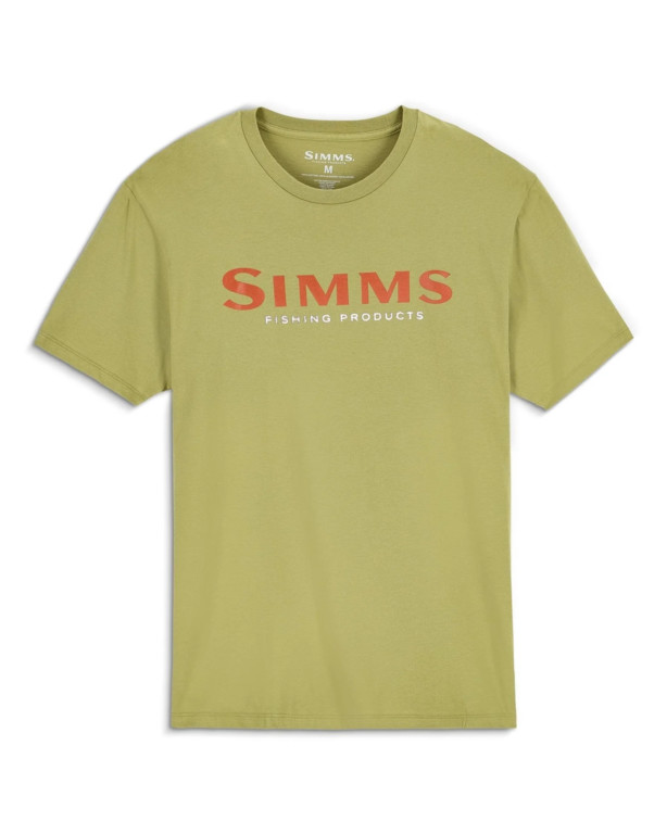 Фотография Футболка Simms Logo T-Shirt, Tent Green, XL