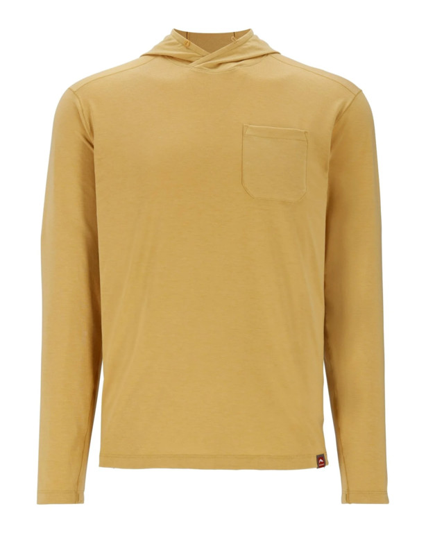 Фотография Футболка Simms Glades Hoody, Baltic Amber Heather, XXL