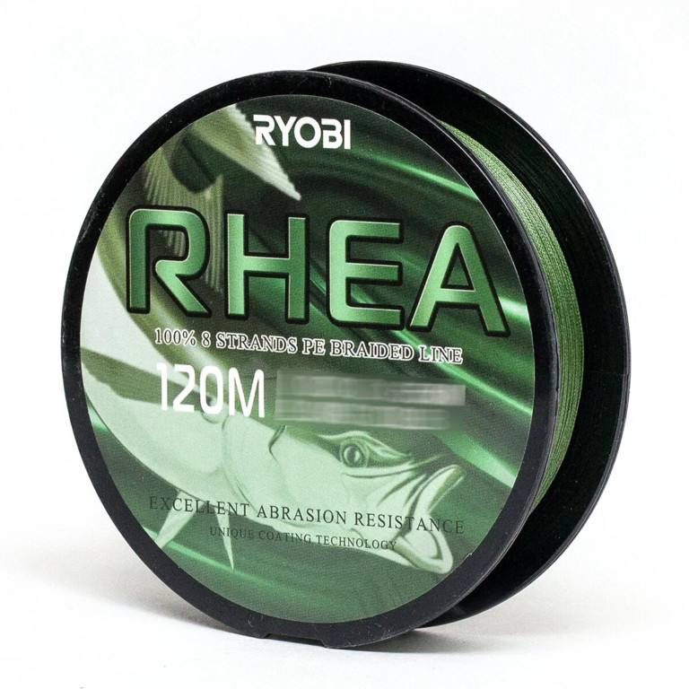 Фотография Шнур Ryobi RHEA PE 8x Dark Green 120m 0.148mm
