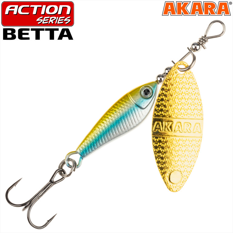 Фотография Блесна вертушка Akara Action Series Betta 1 ASB1-9-10-A21