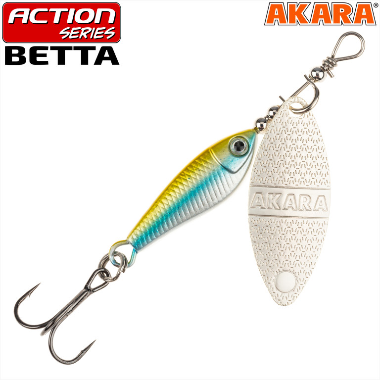Фотография Блесна вертушка Akara Action Series Betta 0 ASB0-6-10-A19
