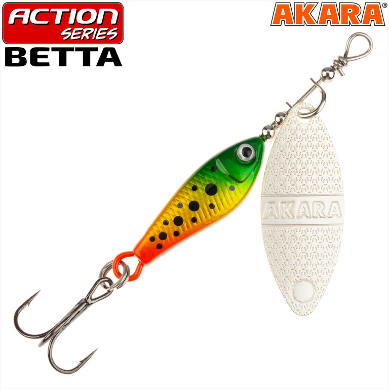 Фотография Блесна вертушка Akara Action Series Betta 1 ASB1-9-9-A19